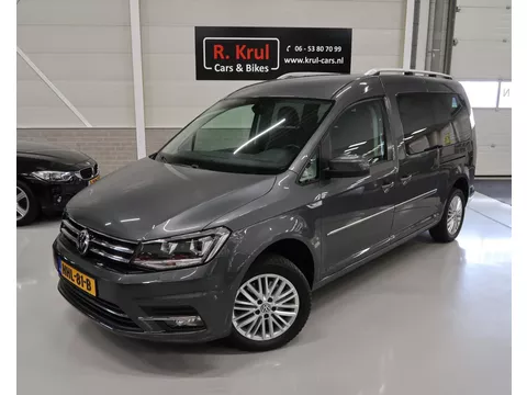 Volkswagen Caddy Maxi 1.4 TSi 92kW BMT Maxi Highline 7 persoons App connect Leer/Alcantara 1e Eigenaar Airco-ecc LMC PDC Cruise control Extra getint glas Onderhoud aanwezig Nette staat