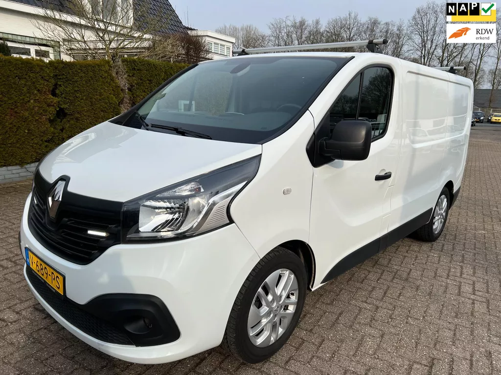 Renault Trafic 1.6 dCi T29 L1H1 Luxe AC NAVI EURO6 3-ZITS LMV NAP let op: a.s. vr12-9 en za 13-9 gesloten!