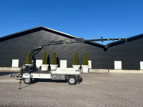 kuiper schamel aanhangwagen 3500 kg MET AUTOLAADKRAAN