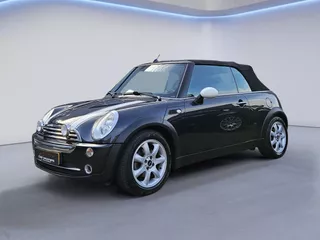 Mini Cabrio 1.6 Cooper Chili /Leder/Airco/Elektr. Kap&amp;Ramen/Parkeersens./Elektr. verstelb. spiegels/Alarm kl.3/16''LMV/(MET GARANTIE*)