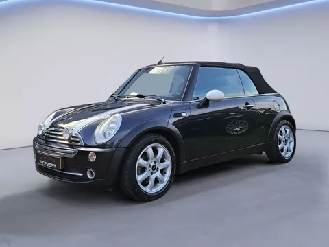 Mini Cabrio 1.6 Cooper Chili /Leder/Airco/Elektr. Kap&amp;Ramen/Parkeersens./Elektr. verstelb. spiegels/Alarm kl.3/16''LMV/(MET GARANTIE*)