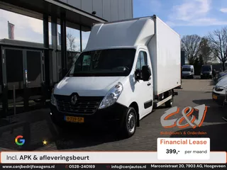 Renault Master T35 2.3 dCi L3 hollandia laadklep airco 3 zits lease 399,- p/md