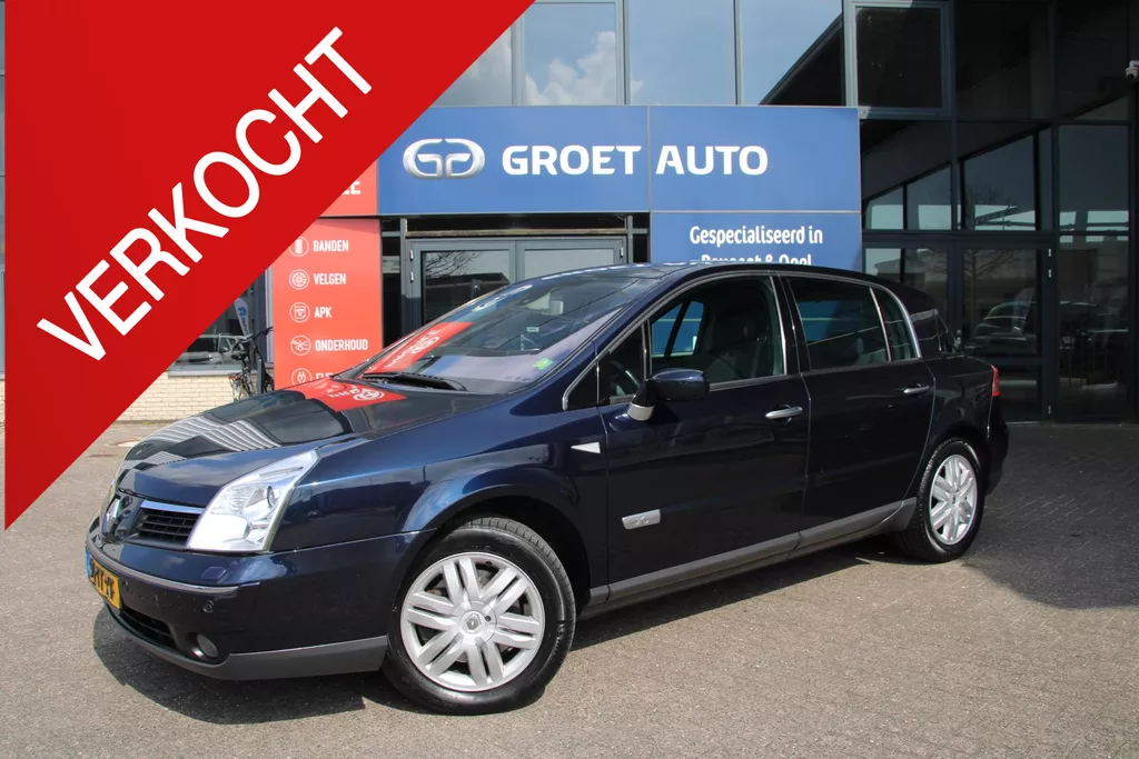 Renault Vel Satis 2.0 16V Turbo 170pk Exception Automaat Youngtimer Bijtelling vriendelijk