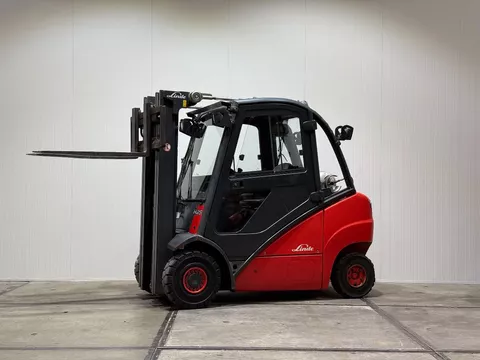 Linde H25 triplex sideshift freelift cabine verwarming