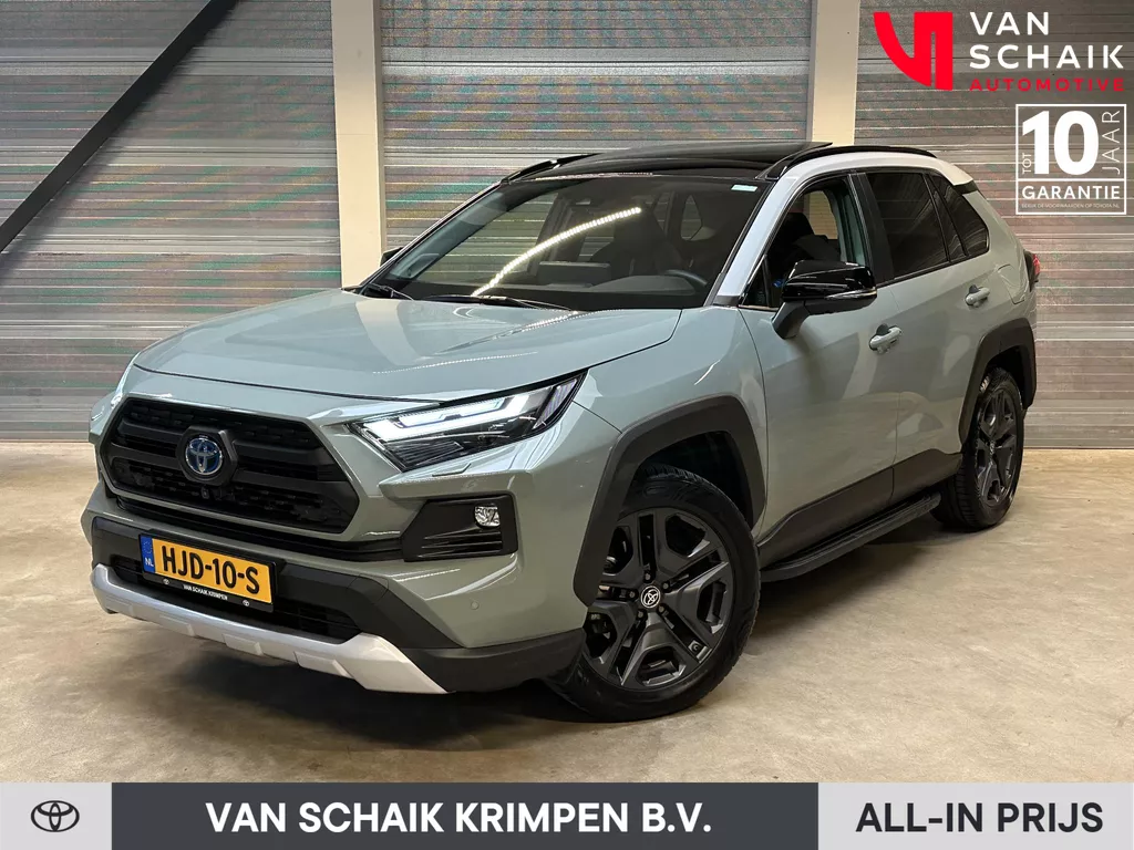 Toyota RAV4 2.5 Hybrid AWD ADVENTURE Innovation Pack | Afnb. Trekhaak | Panodak | Dealer ondh. | Duurste uitvoering