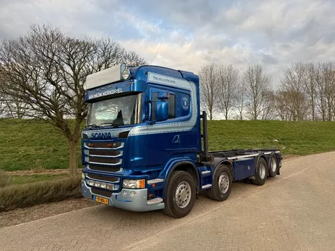 Scania R R490 Manual EUR Retarder 8x2 TOP NL TRUCK 20 FT Containers