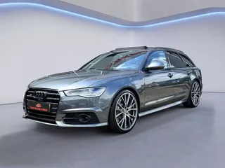 Audi S6 Avant 4.0 TFSI Pro Line Plus 540PK/B&amp;O/Pano/360cam/Adapt. Cruise Contr./Head-up/Valcona Leder Supersportstoelen/HomeLink/Elektr. Klep/Trekhaak/21''LMV/Carbon/(MET GARANTIE*)