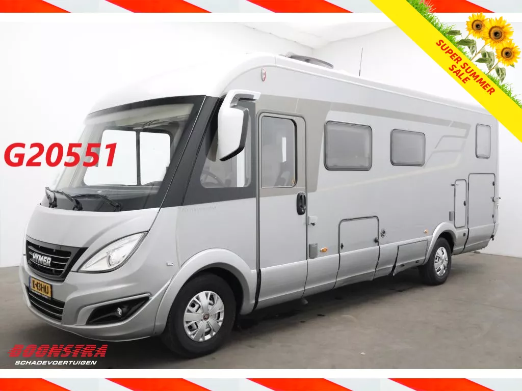 Fiat Ducato Hymer B 704 SL 2.3 MJ 177 PK Aut. Level Solar Garage Hefbed Camera AHK 41.477 km!