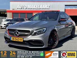 Mercedes-Benz C-klasse AMG 63 S Edition 1|UNIEK|NAP|HUD|MEMORY