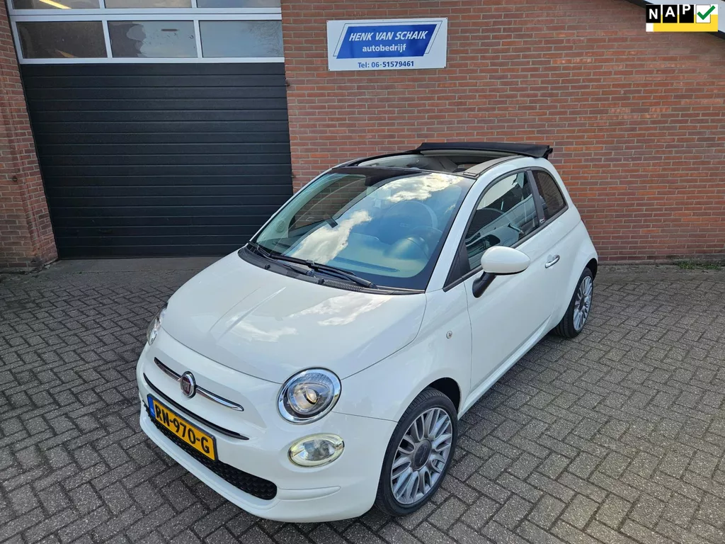 Fiat 500 C 0.9 TwinAir 12-2017 / Cabriodak