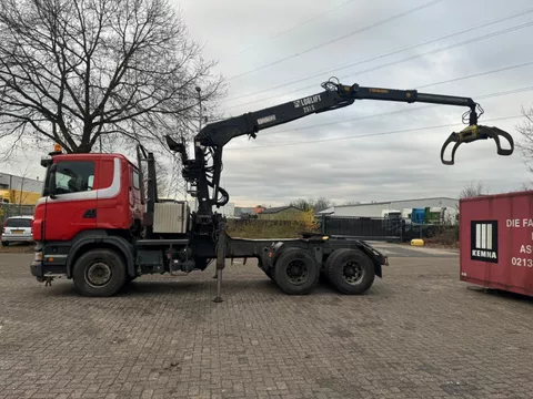 Scania R R420 6X4 EURO 4 MANUAL/RETARDER/LOGLIFT
