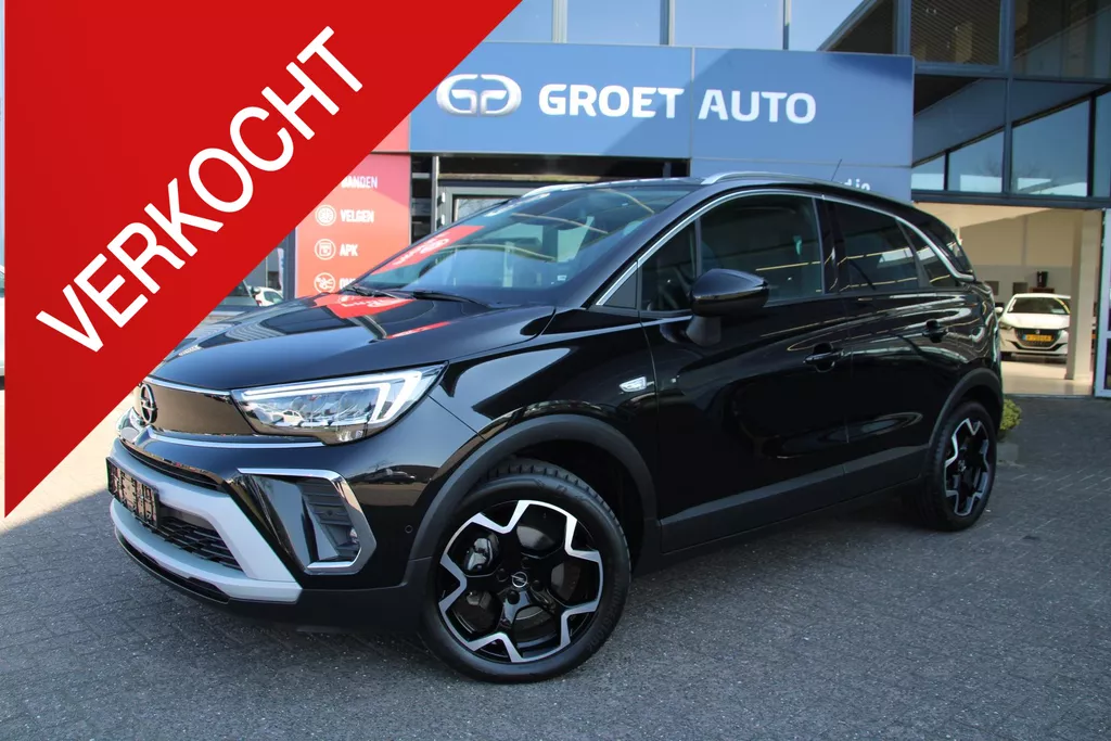 Opel Crossland 1.2 Turbo 130pk GS Automaat Airco Navi Camera Leer/alcantara bekleding