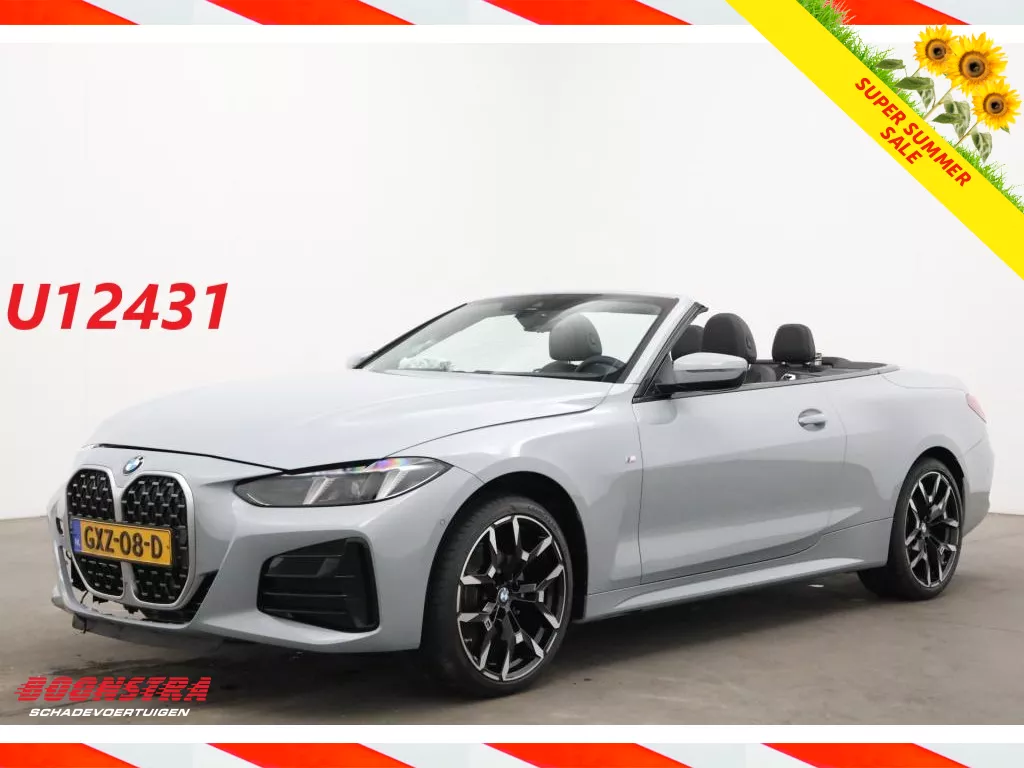BMW 4 Serie Cabrio 420i M-Sport LED Leder Memory Camera SHZ AHK 227 km!!