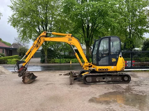 JCB 8060 minigraver/graafmachine