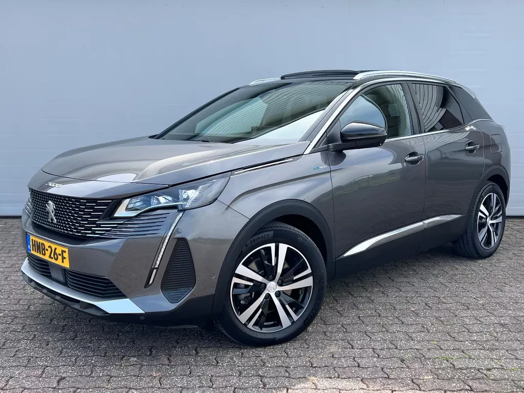 Peugeot 3008 1.6 HYbrid 225 GT, Nappa leder, Massage, Keyless, Trekhaak, Panoramadak