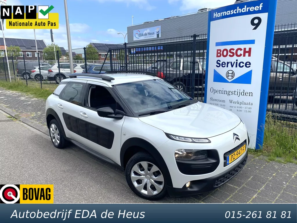 Citroen C4 Cactus 1.2 PureTech Automaat Business met o.a. navi, parelmoer kleur, dakrails, cruise, etc.