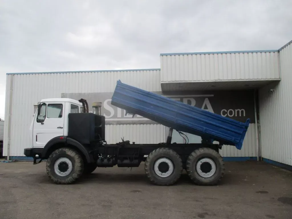 Mercedes-Benz FAP 2026 , V8 , 6X6 , ZF Manual , Spring Suspension , 3 way Tipper, Ex- Army