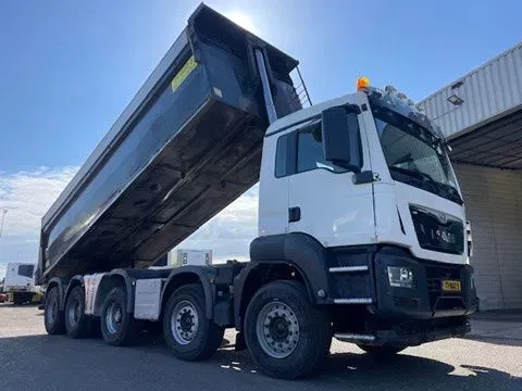 MAN TGS 49.440 10X4,HEAVY DUTY DUMPER,24M3,STEELSPRINGS,LIFTAXLE