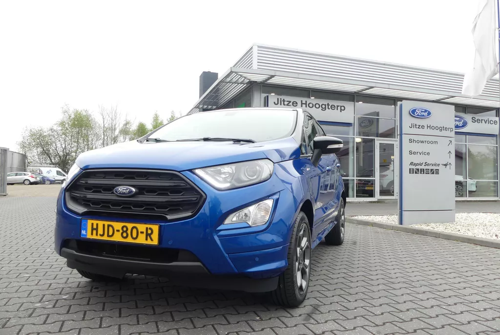 Ford EcoSport 1.0 EcoBoost ST-Line Black CRUISE, CLIMA, NAVI, CAMERA, WINTER PACK, AFN. TREKHAAK 900KG, 63.935KM