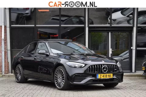 Mercedes-Benz C-klasse 300 e Luxury Line AMG Line Pano HUD Lane BURM. Stoelventi. Massage