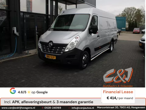 Renault Master T35 2.3 dCi L3 H2 navi airco dl 3000 trg 414,- p/md Renault Master T35 2.3 dCi L3 H2 navi airco dl 3000 trg 414,- p/md