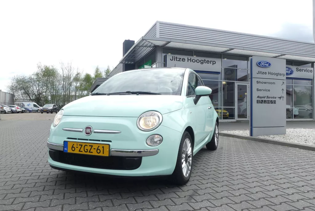 Fiat 500 0.9 TwinAir Turbo Lounge AIRCO, PANO, ELEKT. RAMEN, MULTIF. STUURWIEL, 92.373KM