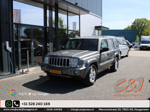 Jeep Commander 3.0 CRD Sport grijs kenteken airco cruise leder marge