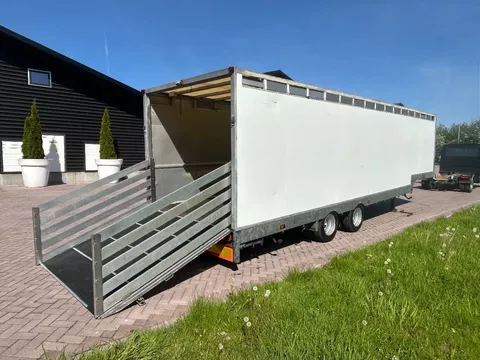 Veldhuizen be oplegger gesloten Veewagen Veldhuizen 8.5 TON