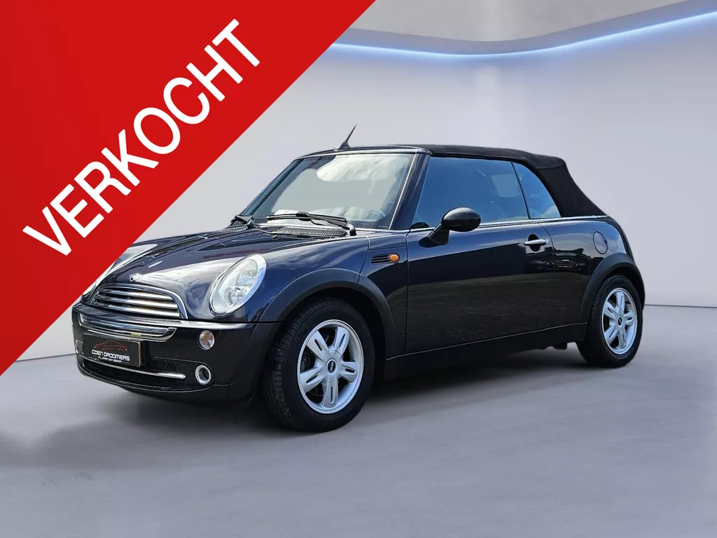 Mini Cabrio 1.6 Pepper /Airco/Stoelverw./Parkeersens./15''LMV/Elektr. Spiegels/Elektr. Kap/Elektr. Ramen/(MET GARANTIE*)