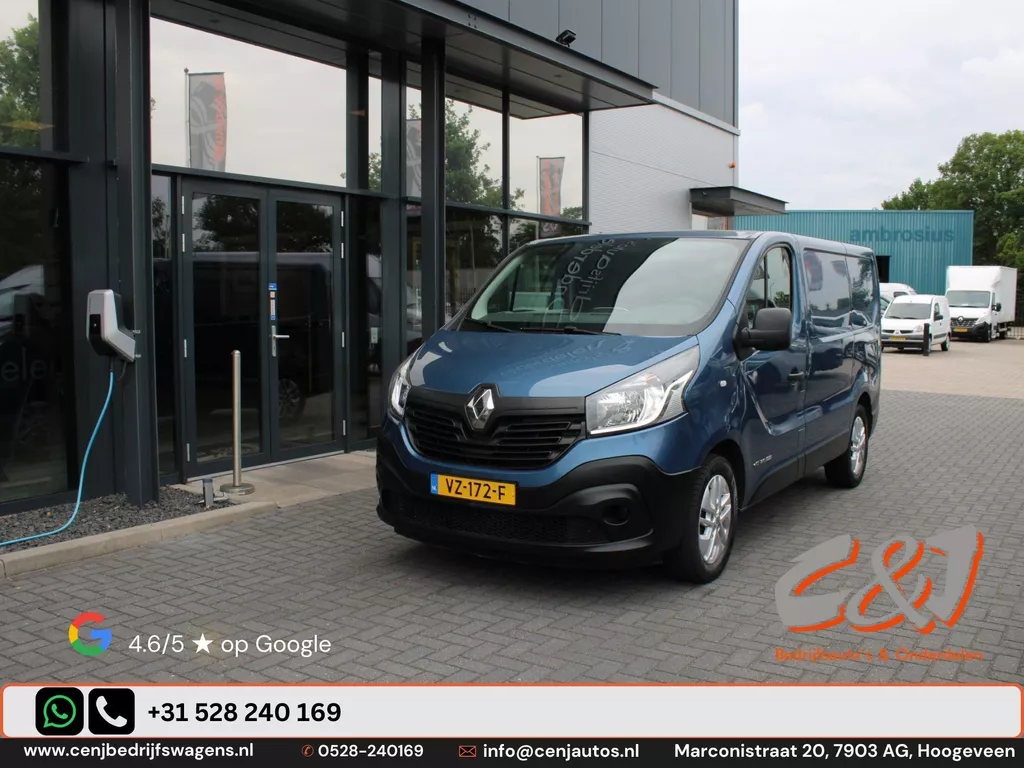Renault Trafic 1.6 dCi T27 L1H1 Turbo2 Energy airco navi 3 zits zijschade