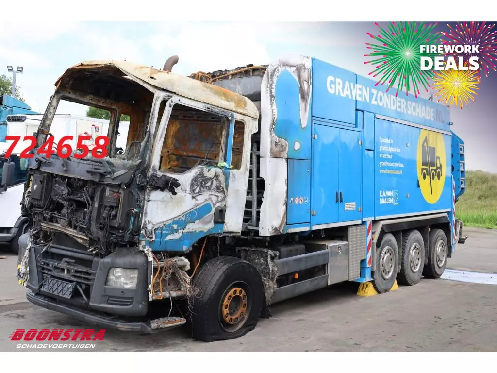 MAN TGS 36.480 8X4 MTS Dino 5 12m3 Saugbagger Euro 6