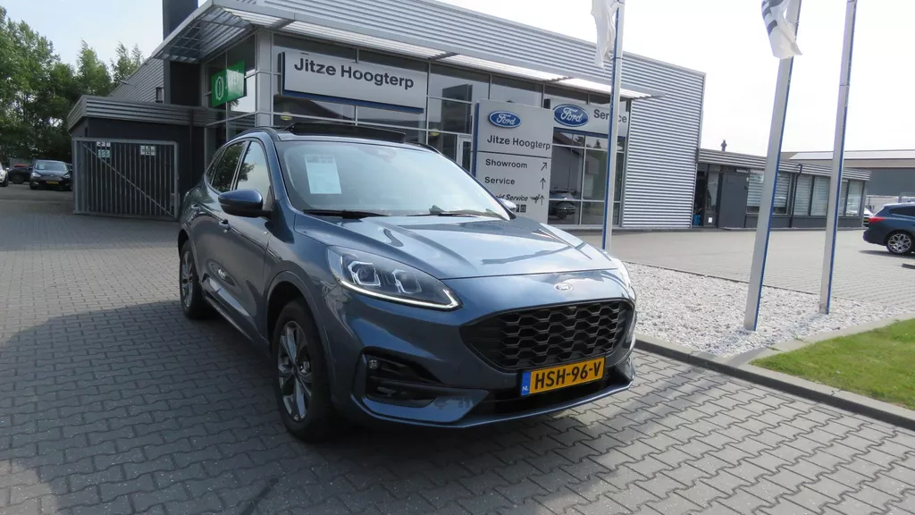 Ford Kuga 2.5 PHEV ST-Line X ADAPTIEVE CRUISE, CLIMA, NAVI, PANO, HUD, WINTER PACK, ELEKTRISCHE TREKHAAK, ELEKTRISCHE ACHTERKLEP, 15.845KM