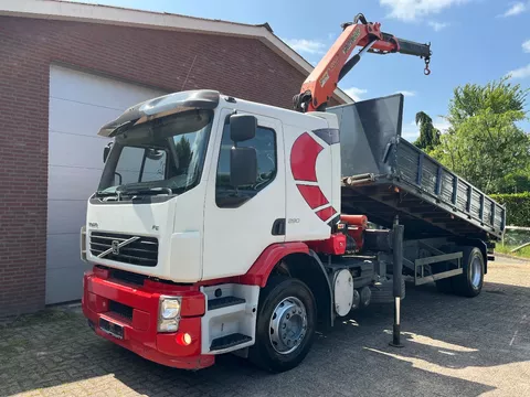Volvo FE 280 / 4x2 / 3 Zijdige Kipper / Palfinger PK12000 / Euro4