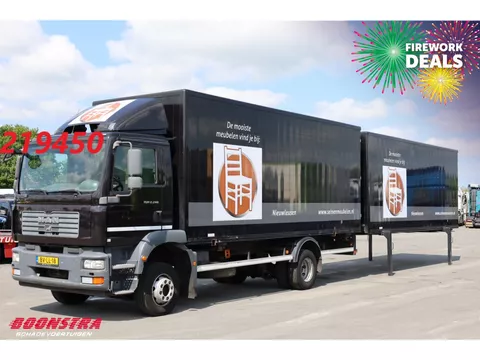 MAN TGM 12.240 Full Air BDF 2X Laadbak 527252 Km!!
