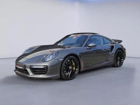 Porsche 911 3.8 Turbo S /Keramische remmen/Burmester/Adapt. Cruise Contr./PASM/Stoelverkoeling/Parkeersens.V+A+Camera/Sport Chrono Plus/Carbon/Open dak/Centerlock 20''/(MET GARANTIE*)