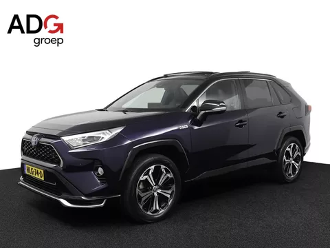 Toyota RAV4 2.5 Plug-in Hybrid AWD Bi-Tone Plus | Panorama dak | Trekhaak | Stoel/Stuurverwarming | Stoelventilatie | 360Camera | Leer | JBL Audio |
