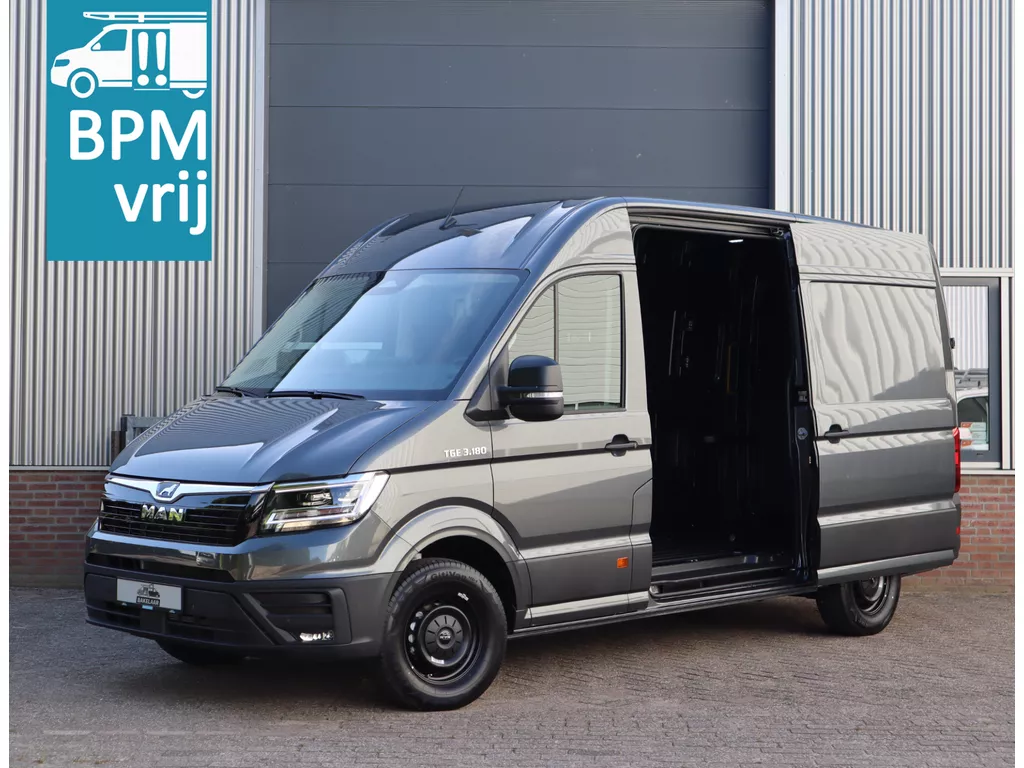 MAN TGE 3.180 Aut. L3H3, Commander, Facelift, ECC, Stuur- en stoelverw., 2X Schuifdeur, ACC