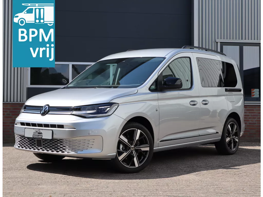 Volkswagen Caddy Cargo 1.5 TSI DSG, 2X Zijdeur, A-klep, 18&quot; LMV, Laadruimte gestoffeerd, Glaspanelen etc.