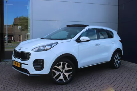 Kia Sportage 1.6 T-GDI 177pk GT-Line Leer Airco Panoramadak Camera Trekhaak 1900kg