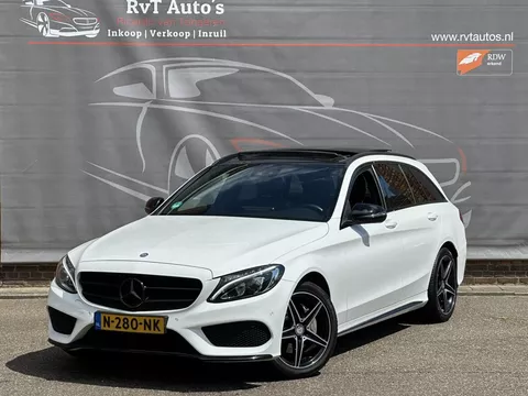 Mercedes-Benz C-klasse Estate 180 AMG-Line Nieuwstaat,AMG,Panoramadak