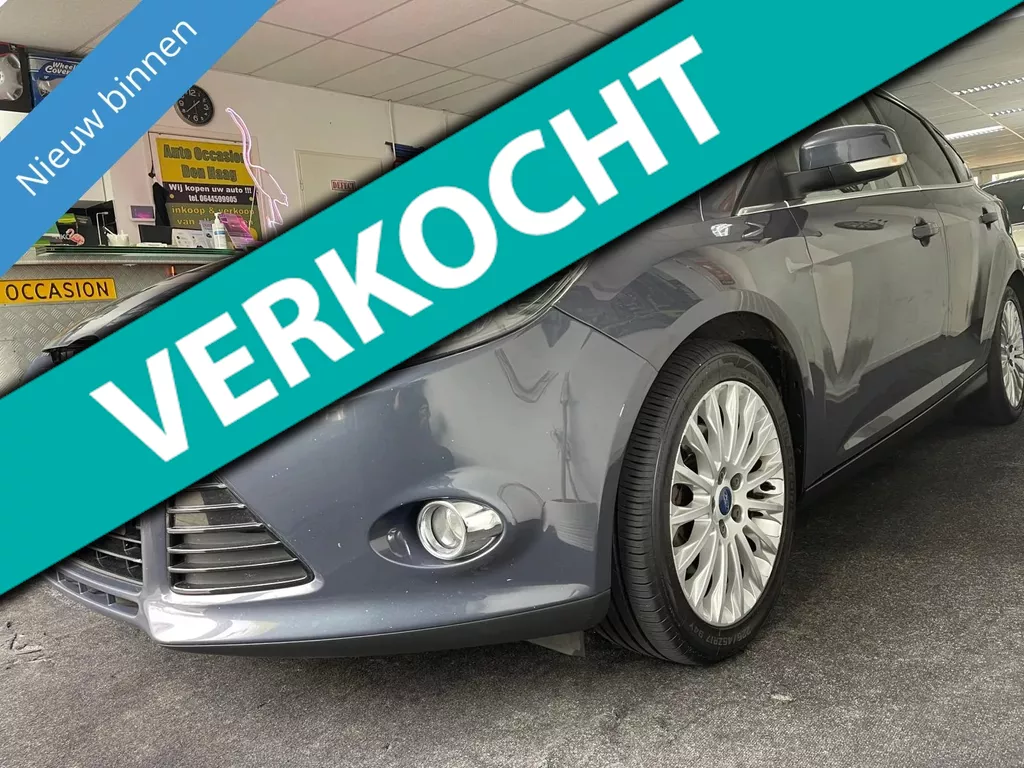 Ford Focus 1.6 EcoBoost 150pk First Edition PDC LEDER Stoelverwarming Airco Elc Ramen N.A.P N.W.A.P.K Nette Auto Zeer Zuinig!!