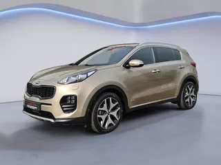 Kia Sportage 1.6 T-GDI 4WD GT-Line /Apple Carplay/Leder/Stoel-Stuurverwarming/Parkeersens. V+A+Cam/Elektr. Klep/JBL Audio/Dodehoekdetectie/(MET GARANTIE*)
