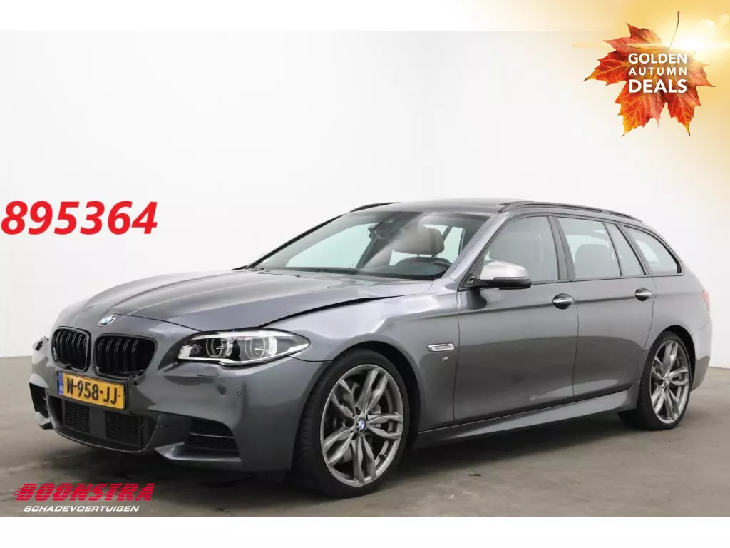 BMW 5 Serie Touring M550xd Pano LED ACC Memory H/K HUD AHK SHZ LRHZ