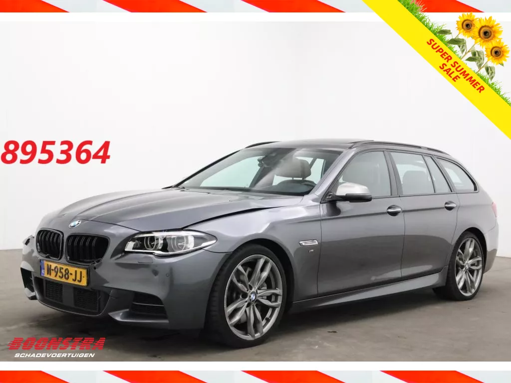 BMW 5 Serie Touring M550xd Pano LED ACC Memory H/K HUD AHK SHZ LRHZ