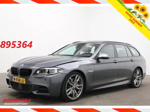BMW 5 Serie Touring M550xd Pano LED ACC Memory H/K HUD AHK SHZ LRHZ