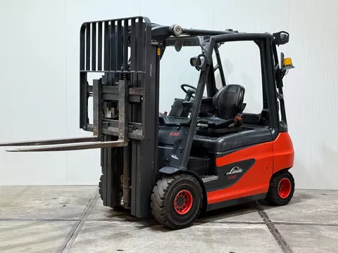 Linde E30-01 triplex sideshift Freelift [863UUR!!] weegsysteem hoogtemeter