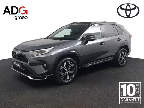 Toyota RAV4 2.5 Plug-in Hybrid AWD Bi-Tone Plus | Schuif- Kanteldak | Head Up Display | Lederen Bekleding | Memory Seats | Verwarmd en verkoelde voorstoelen | Achterbankverwarming |