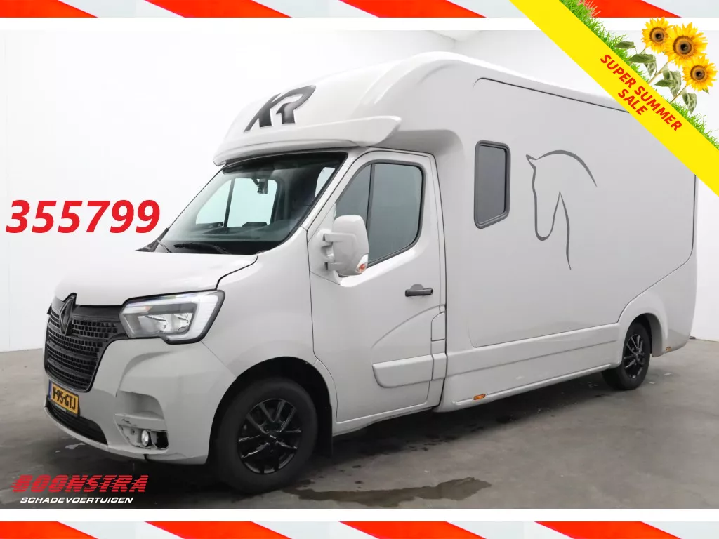 Renault Master 2.3 dCi 180 PK Aut. Krismar Pferd Leder Navi Airco Cruise Camera AHK 30.625 km!