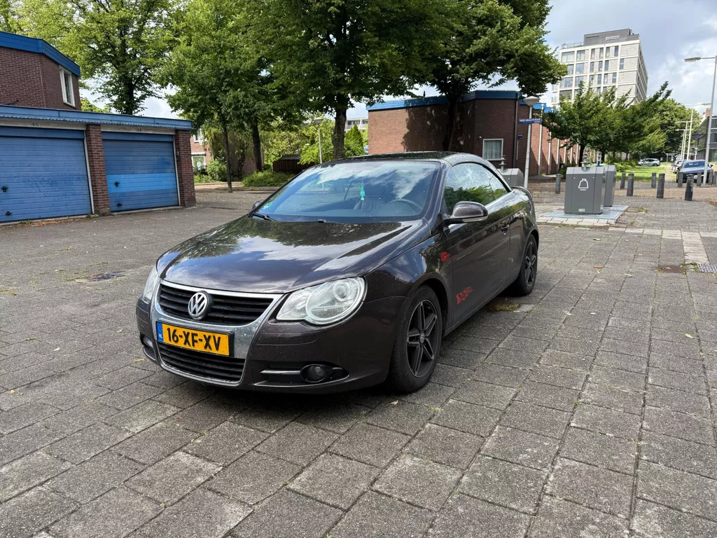 Volkswagen Eos 2.0-16v FSI Rood Leder NW APK Cruise Trekhaak