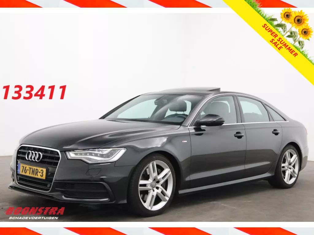 Audi A6 Limousine 3.0 TFSI Quattro S-Line Matrix Schuifdak Cruise Camera SHZ